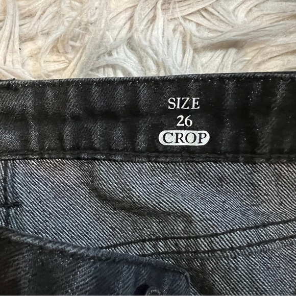 Robert Rodriguez Black Baggy Crop Denim Jeans - Picture 5 of 13